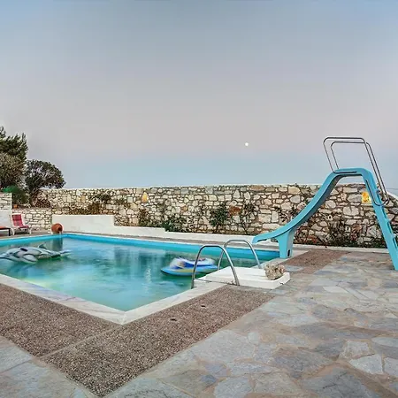 White And Blue Villa Drios